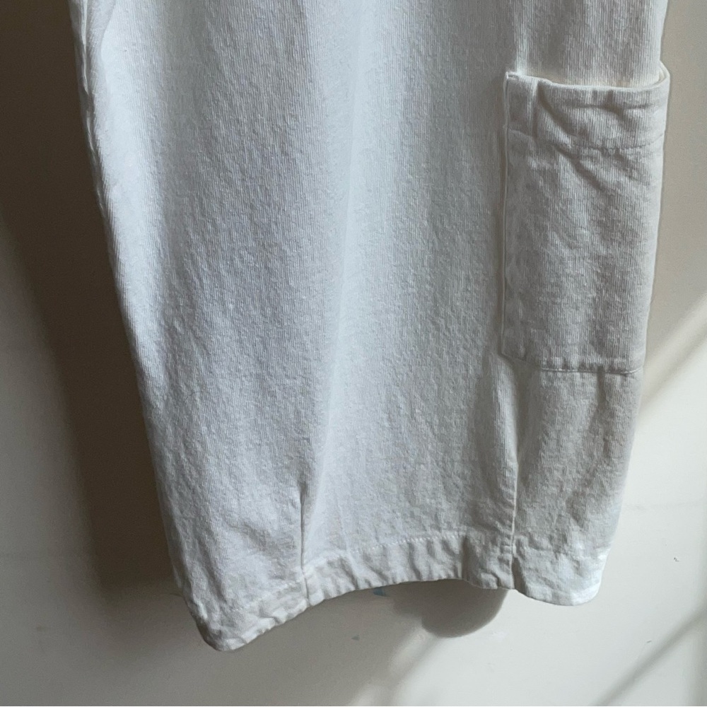 bryn Walker Pacific Cotton Wide Leg White Pocket Pants - Picture 4 of 10